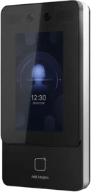 Terminal de reconocimiento facial para control de acceso Panamá con pantalla táctil y doble cámara para autenticación segura.